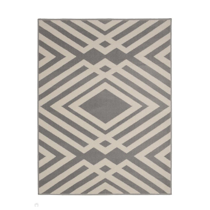 Maestro Diamond Grey Rug-Melrose-Rug Love - The Most Loved Rug Store