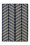 Maestro Herringbone Navy Rug
