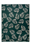 Maestro Leaf Stamp Green Rug