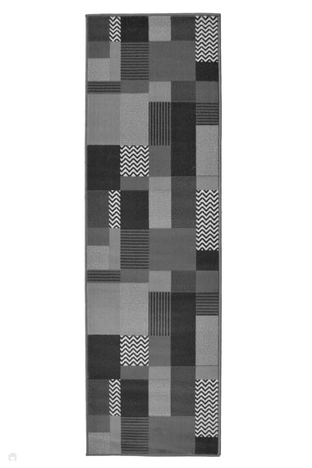 Maestro Montreal Grey Runner-Melrose-Rug Love - The Most Loved Rug Store