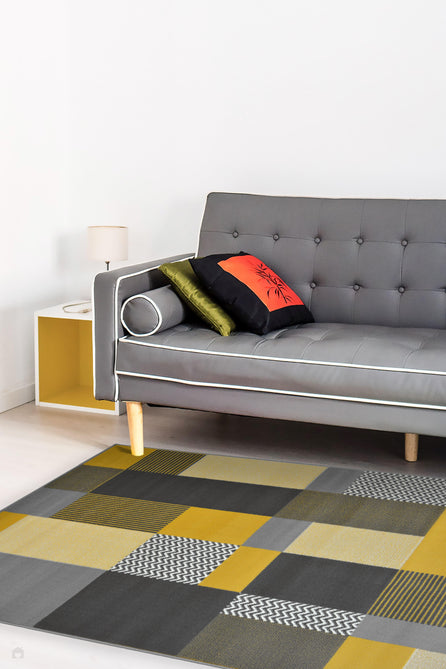 Maestro Montreal Ochre Runner-Melrose-Rug Love - The Most Loved Rug Store