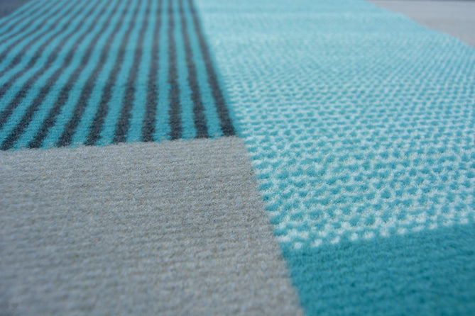 Maestro Montreal Teal Runner-Melrose-Rug Love - The Most Loved Rug Store