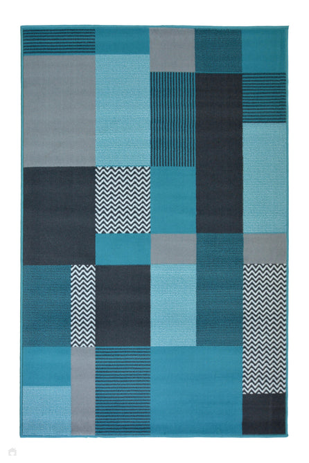 Maestro Montreal Teal Runner-Melrose-Rug Love - The Most Loved Rug Store