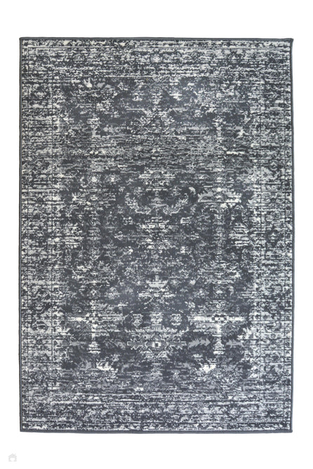 Maestro New Trad Charcoal Round Rug-Melrose-Rug Love - The Most Loved Rug Store