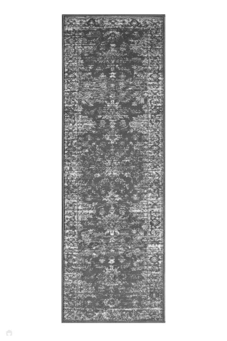 Maestro New Trad Charcoal Round Rug-Melrose-Rug Love - The Most Loved Rug Store