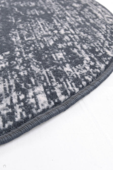 Maestro New Trad Charcoal Round Rug-Melrose-Rug Love - The Most Loved Rug Store