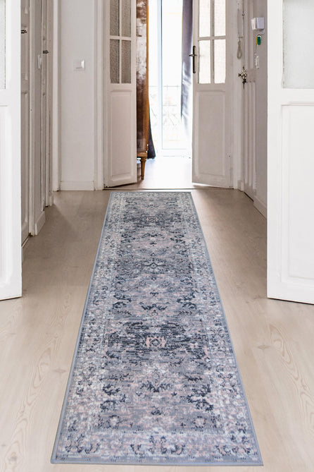 Maestro New Trad Grey/Pink Rug-Melrose-Rug Love - The Most Loved Rug Store