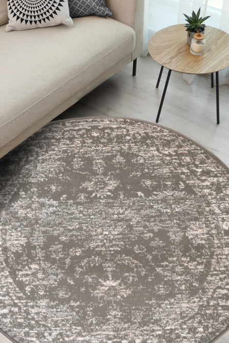 Maestro New Trad Natural Round Rug-Melrose-Rug Love - The Most Loved Rug Store