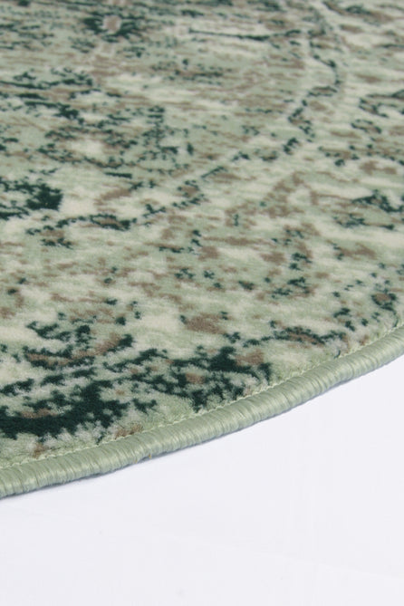 Maestro New Trad Sage Round Rug-Melrose-Rug Love - The Most Loved Rug Store