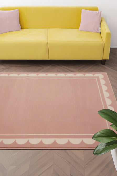 Maestro Scallop Blush Rug-Melrose-Rug Love - The Most Loved Rug Store