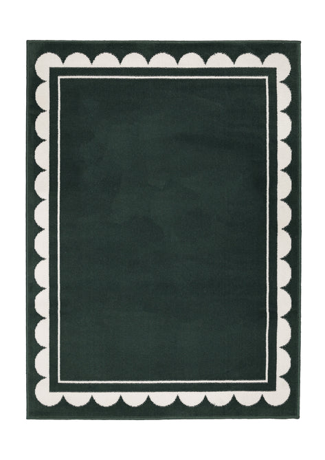 Maestro Scallop Green Rug-Melrose-Rug Love - The Most Loved Rug Store