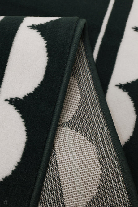 Maestro Scallop Green Runner-Melrose-Rug Love - The Most Loved Rug Store