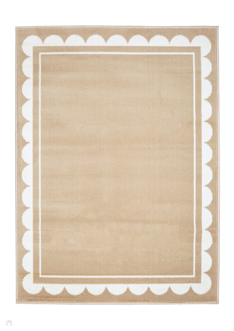 Maestro Scallop Natural Runner-Melrose-Rug Love - The Most Loved Rug Store