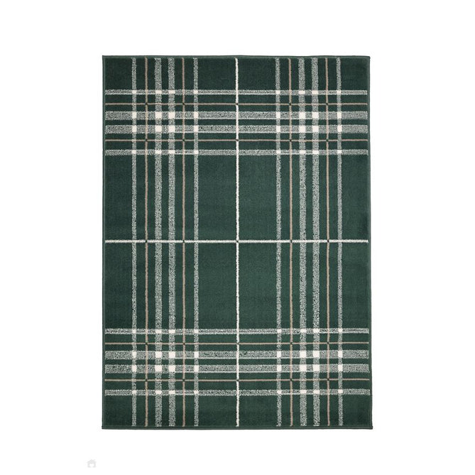 Maestro Tartan Green Rug-Melrose-Rug Love - The Most Loved Rug Store