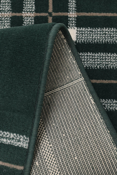 Maestro Tartan Green Runner-Melrose-Rug Love - The Most Loved Rug Store