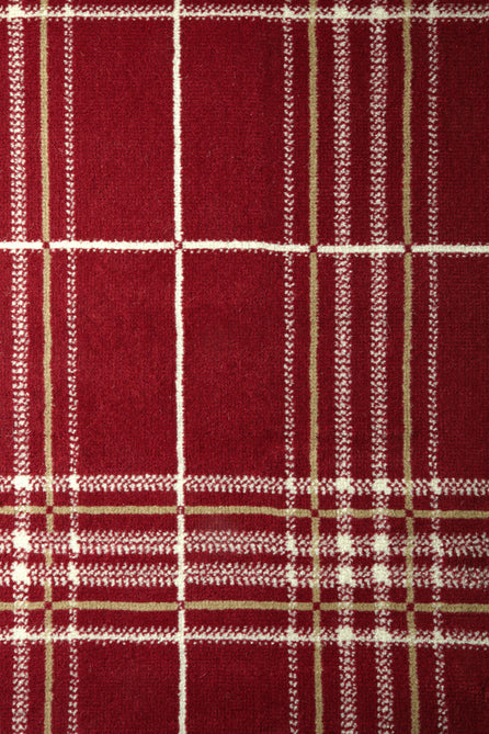 Maestro Tartan Red Runner-Melrose-Rug Love - The Most Loved Rug Store