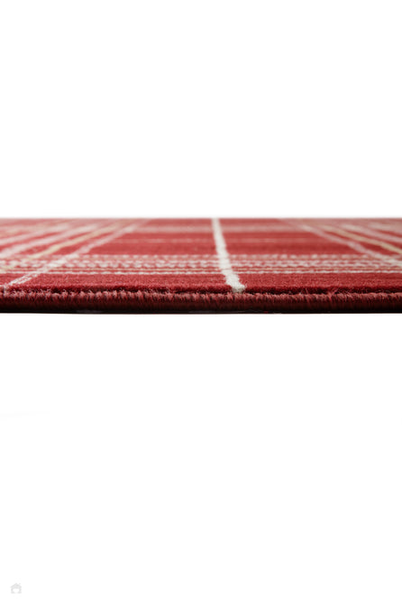 Maestro Tartan Red Runner-Melrose-Rug Love - The Most Loved Rug Store