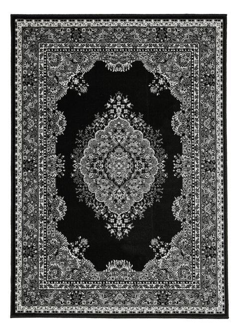 Maestro Tradition Black/Grey Rug-Melrose-Rug Love - The Most Loved Rug Store