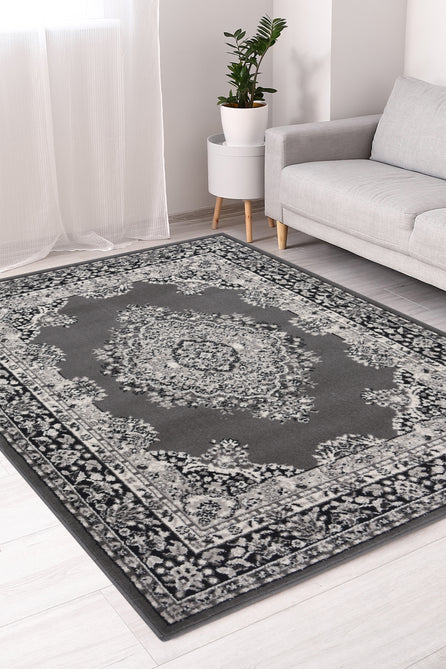 Maestro Tradition Grey Rug-Melrose-Rug Love - The Most Loved Rug Store