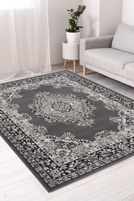 Maestro Tradition Grey Runner-Melrose-Rug Love - The Most Loved Rug Store