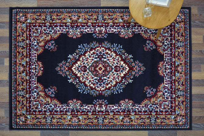 Maestro Tradition Navy Runner-Melrose-Rug Love - The Most Loved Rug Store