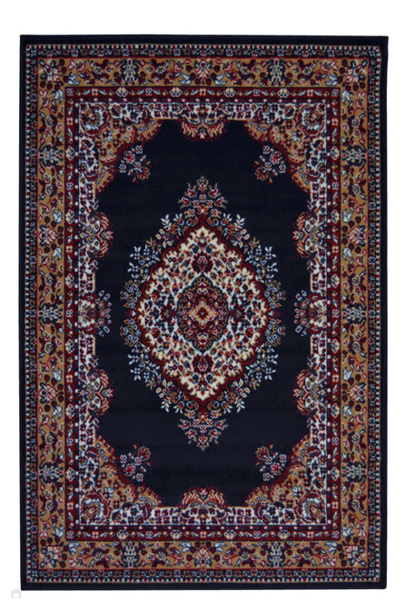 Maestro Tradition Navy Runner-Melrose-Rug Love - The Most Loved Rug Store