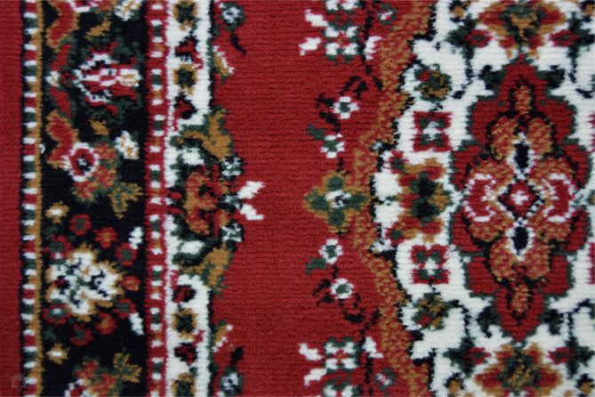 Maestro Tradition Red Round Rug-Melrose-Rug Love - The Most Loved Rug Store