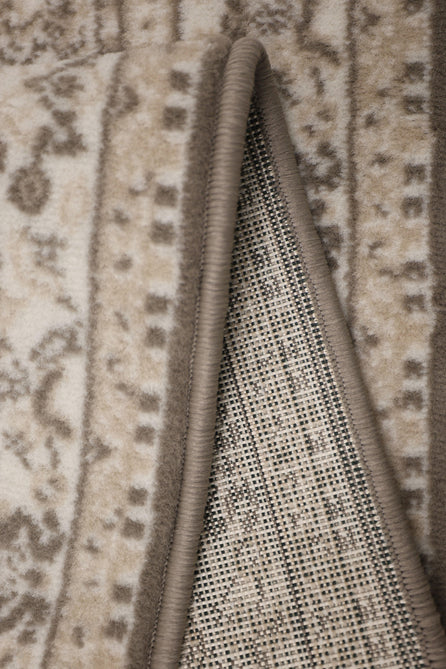 Maestro Tradition Taupe Round Rug-Melrose-Rug Love - The Most Loved Rug Store