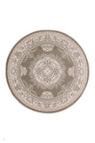 Maestro Tradition Taupe Round Rug