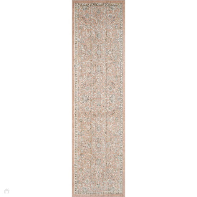 Maia Blossom MAI09 Coral Flatweave Rug-Desire Rugs-Rug Love - The Most Loved Rug Store