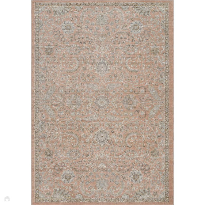 Maia Blossom MAI09 Coral Flatweave Rug-Desire Rugs-Rug Love - The Most Loved Rug Store