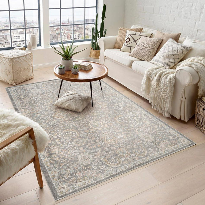 Maia Blossom MAI09 Grey Flatweave Rug-Desire Rugs-Rug Love - The Most Loved Rug Store