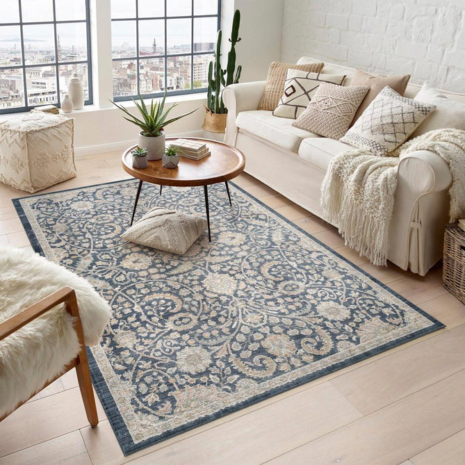 Maia Blossom MAI09 Navy Flatweave Rug-Desire Rugs-Rug Love - The Most Loved Rug Store