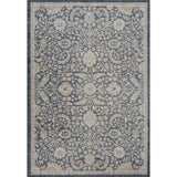 Maia Blossom MAI09 Navy Flatweave Rug