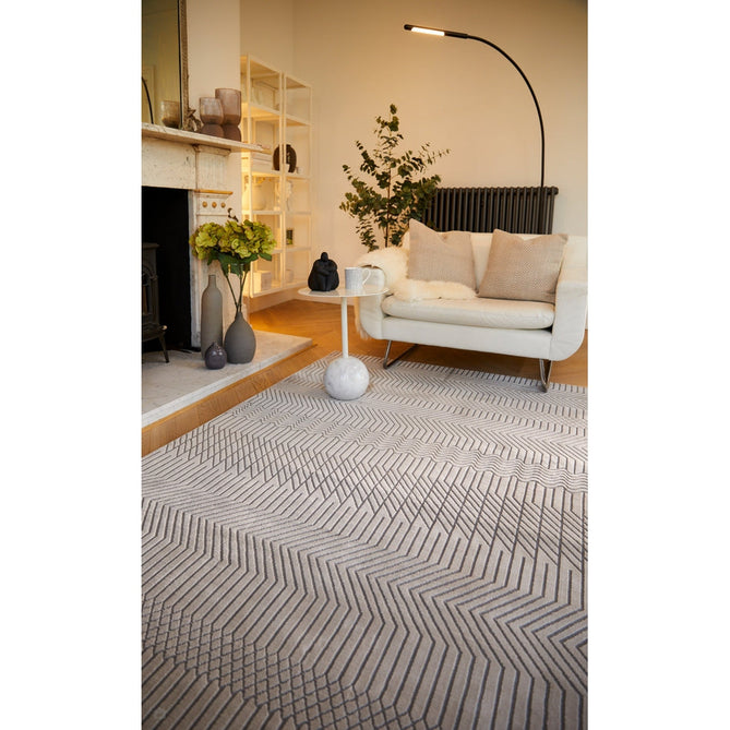 Mamara Modern Geometric Shimmer Soft Natural/Grey/Multi Rug-Origins-Rug Love - The Most Loved Rug Store