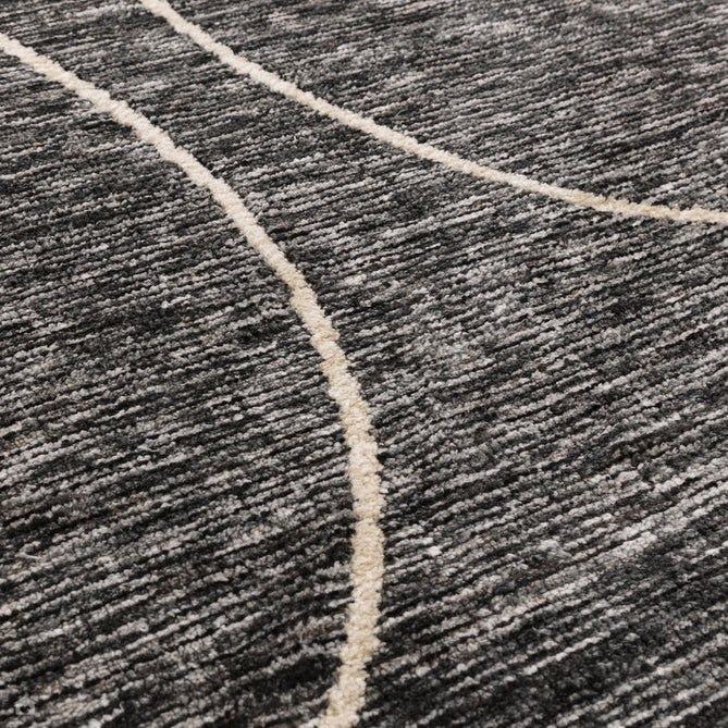 Mason Linear Modern Abstract Super Soft Carved Hi-Low Rib Textured Black/Grey/Cream Rug-Asiatic Carpets-Rug Love - The Most Loved Rug Store