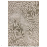 Mason Magnitude Modern Abstract Super Soft Carved Hi-Low Rib Textured Sage/Cream/Beige Rug