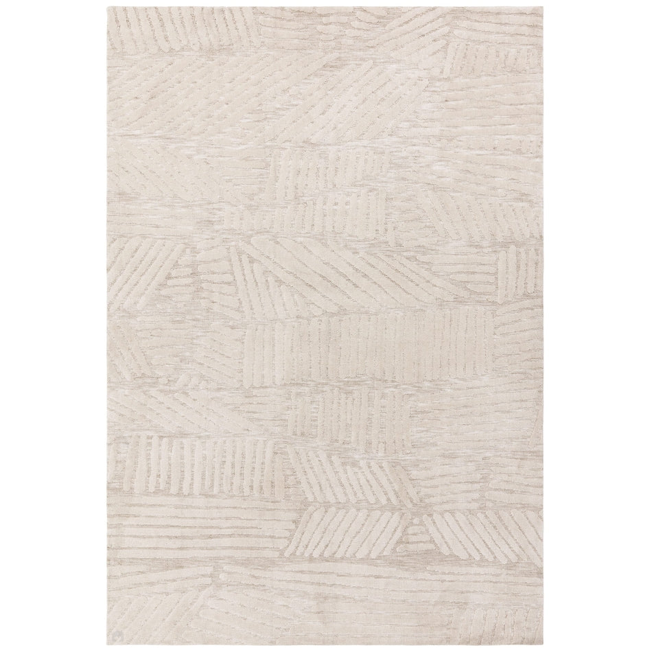On Sale Mason Trapezium Modern Geometric Super Soft Carved Hi-Low Rib ...