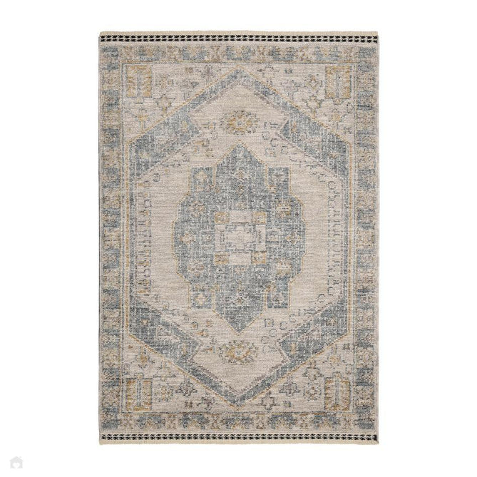 Mateo Medallion Blue Runner-Melrose-Rug Love - The Most Loved Rug Store