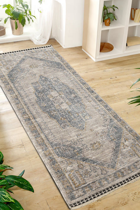 Mateo Medallion Blue Rug-Melrose-Rug Love - The Most Loved Rug Store