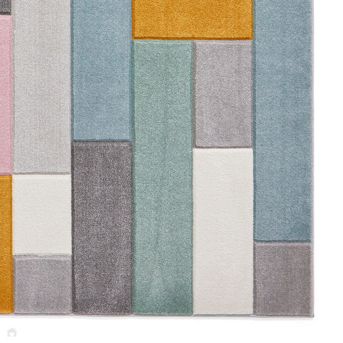 Matrix E7918 Modern Hand Carved Rectangluar Multicolour Rug-Think Rugs-Rug Love - The Most Loved Rug Store