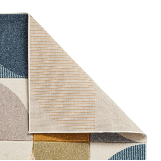 Matrix FE663 Modern Geometric Carved Soft Textured Easy-Care Durable Polypropylene Short Pile Multicolour Rug-Think Rugs-Rug Love - The Most Loved Rug Store