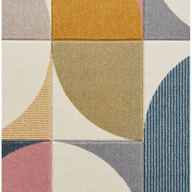 Matrix FE663 Modern Geometric Carved Soft Textured Easy-Care Durable Polypropylene Short Pile Multicolour Rug-Think Rugs-Rug Love - The Most Loved Rug Store