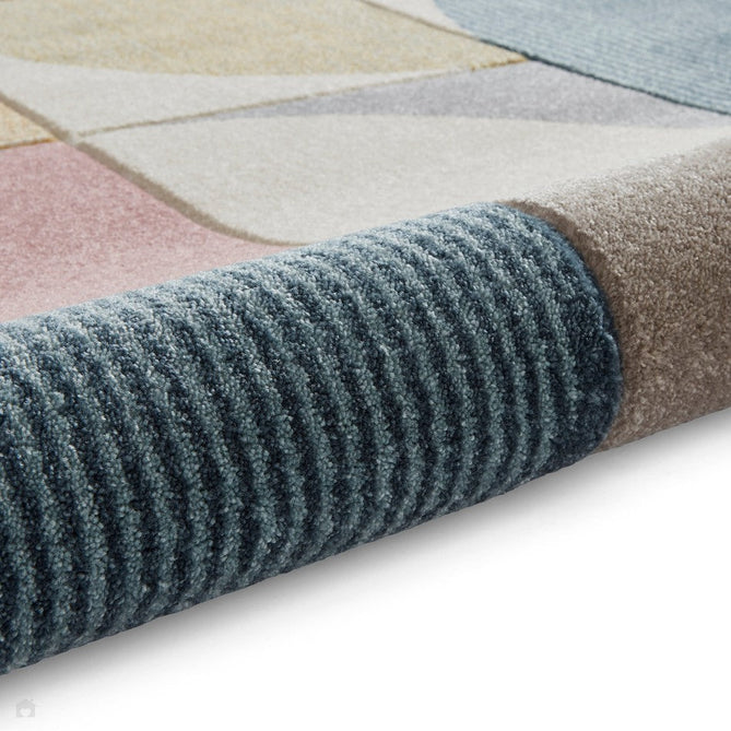 Matrix FE663 Modern Geometric Carved Soft Textured Easy-Care Durable Polypropylene Short Pile Multicolour Rug-Think Rugs-Rug Love - The Most Loved Rug Store
