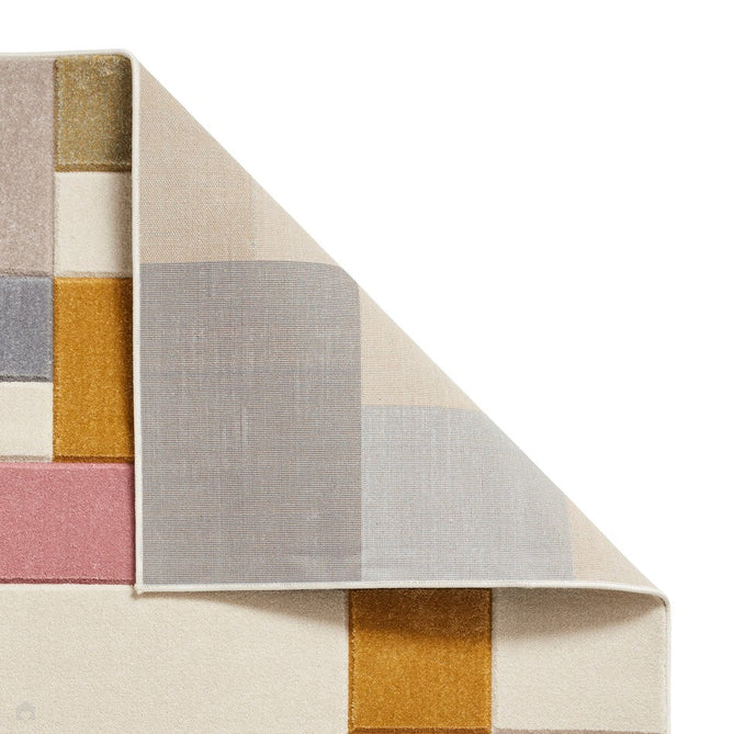 Matrix G0561 Modern Geometric Carved Soft Textured Easy-Care Durable Polypropylene Short Pile Multicolour Rug-Think Rugs-Rug Love - The Most Loved Rug Store