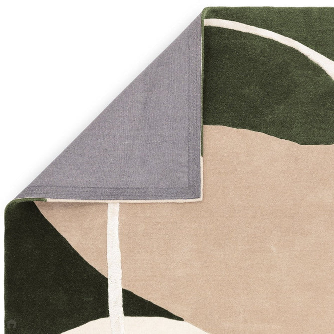 Matrix MAX103 Signature Modern Abstract Hand-Woven High-Density Soft Textured Shimmer Wool & Viscose Blend Moss Green/Soft Dove Grey/Ivory/Charcoal Grey/Muted Sage Rug-Asiatic Carpets-Rug Love - The Most Loved Rug Store