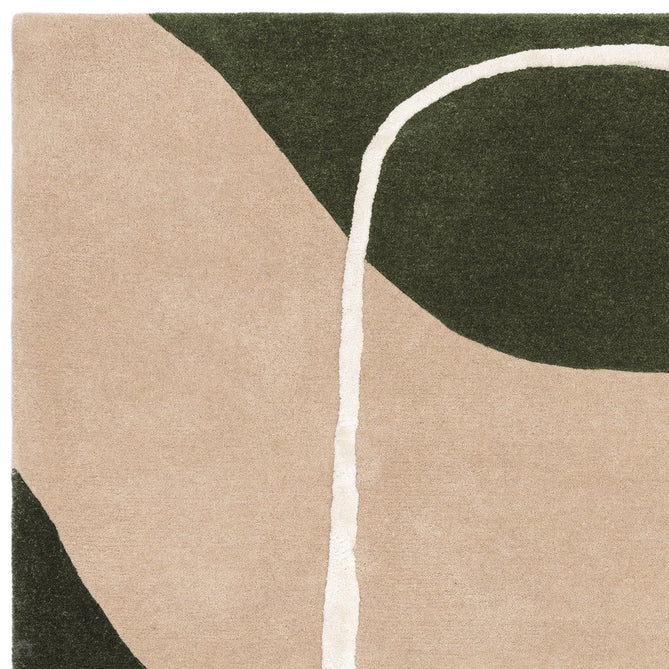 Matrix MAX103 Signature Modern Abstract Hand-Woven High-Density Soft Textured Shimmer Wool & Viscose Blend Moss Green/Soft Dove Grey/Ivory/Charcoal Grey/Muted Sage Rug-Asiatic Carpets-Rug Love - The Most Loved Rug Store