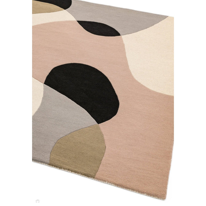 Matrix MAX55 Arc Modern Geometric Hand-Woven High-Density Soft Textured Shimmer Wool & Viscose Blend Pastel/Multi Rug-Asiatic Carpets-Rug Love - The Most Loved Rug Store