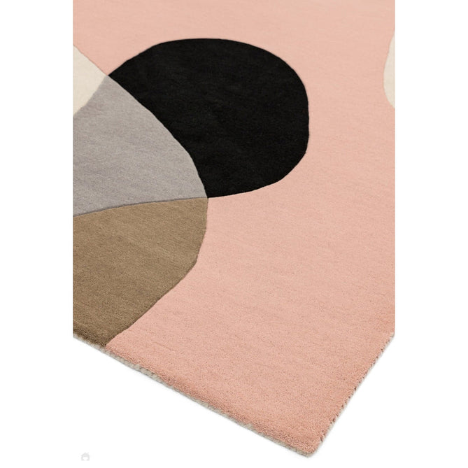 Matrix MAX55 Arc Modern Geometric Hand-Woven High-Density Soft Textured Shimmer Wool & Viscose Blend Pastel/Multi Rug-Asiatic Carpets-Rug Love - The Most Loved Rug Store
