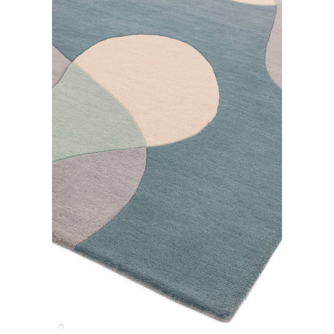 Matrix MAX56 Arc Modern Geometric Hand-Woven High-Density Soft Textured Shimmer Wool & Viscose Blend Sky/Multi Rug-Asiatic Carpets-Rug Love - The Most Loved Rug Store